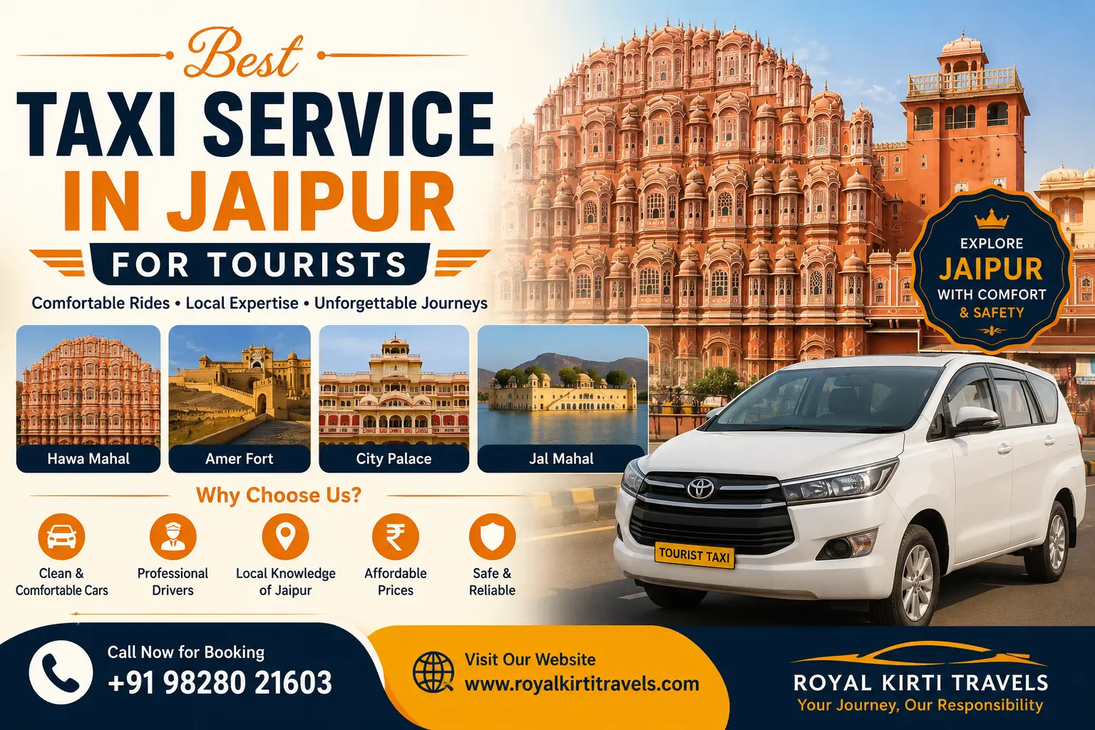 Best Taxi Service in Jaipur for Tourists