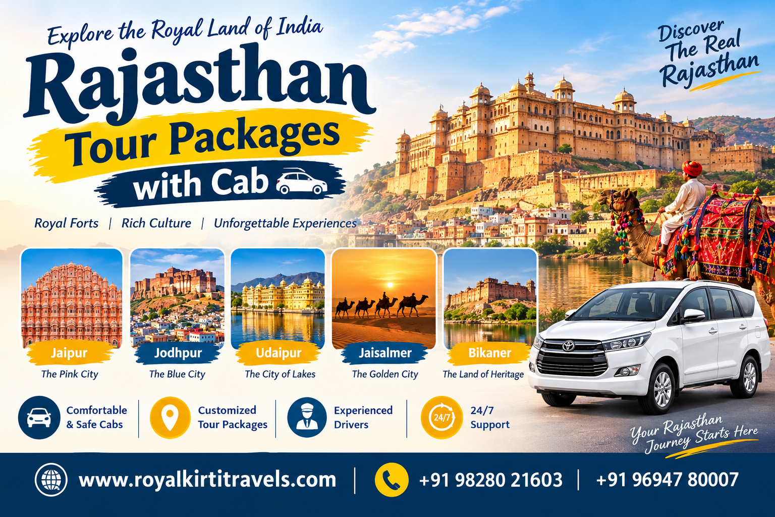 Rajasthan Tour Packages with Cab