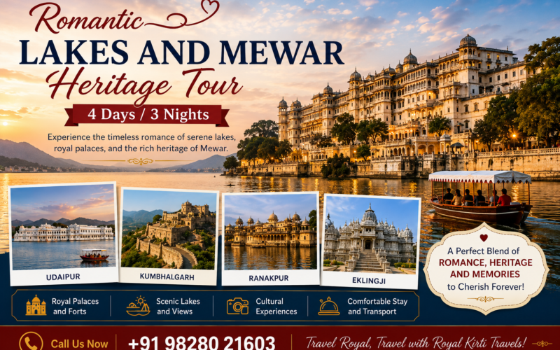 Romantic Lakes and Mewar Heritage Tour