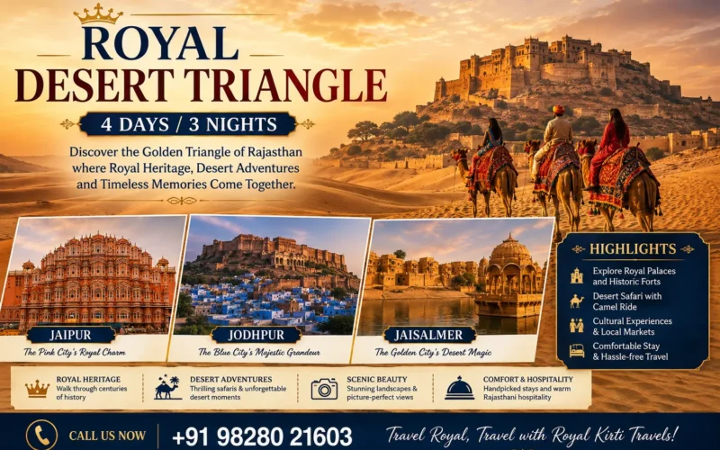 Royal Desert Triangle- 4 Days 3 Nights